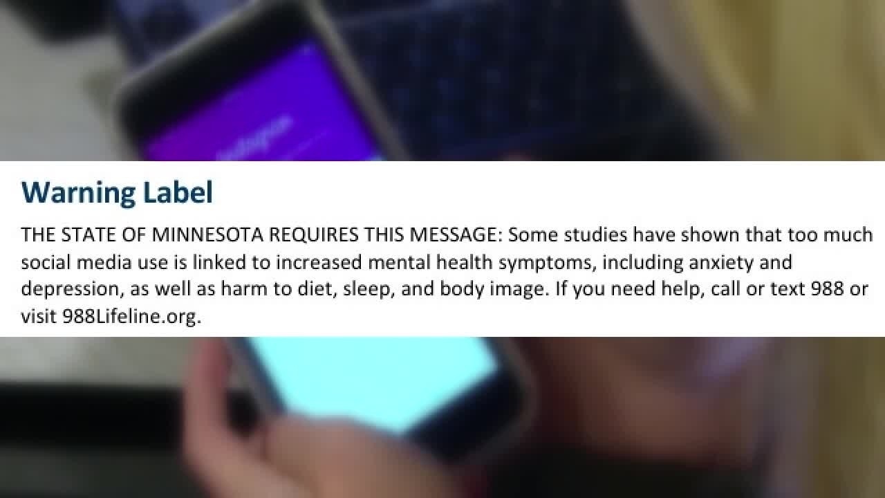 Social media warning law paused amid lawsuit