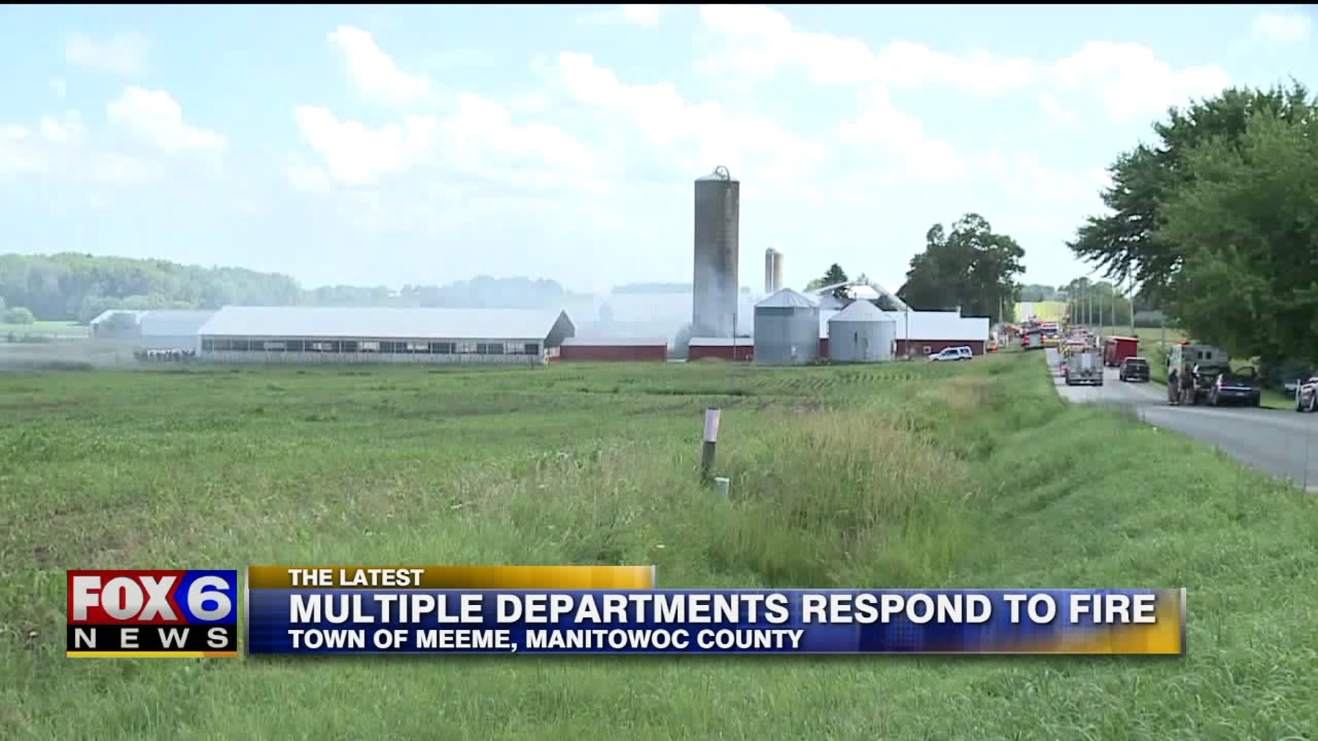 Fire in Manitowoc County