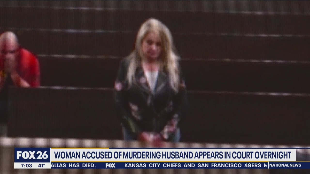 Woman accused of murdering husband appears in court | FOX 26 Houston