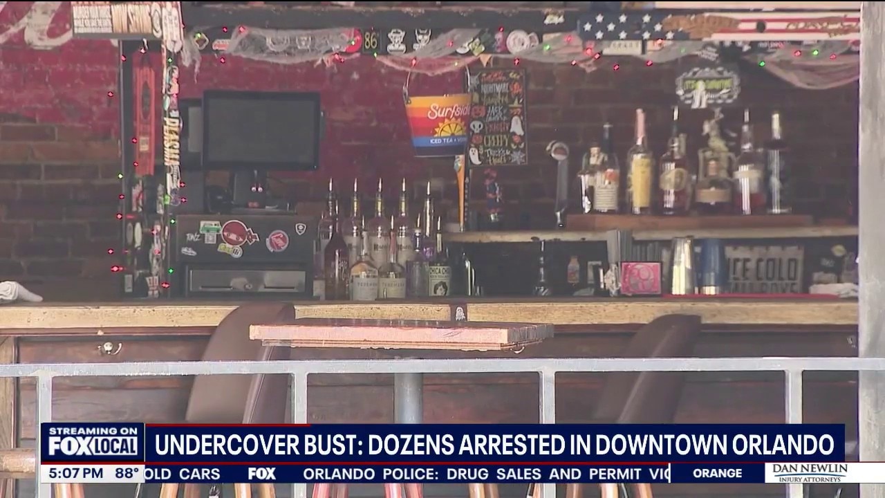 Undercover bust yields dozens of arrests in downtown Orlando