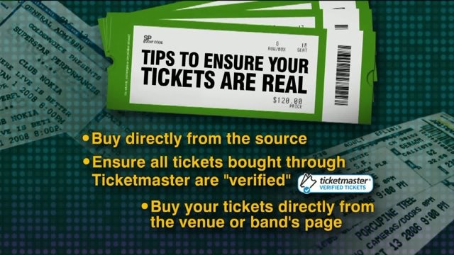 Scam alert: Tips on how to make sure the tickets you buy are the real deal