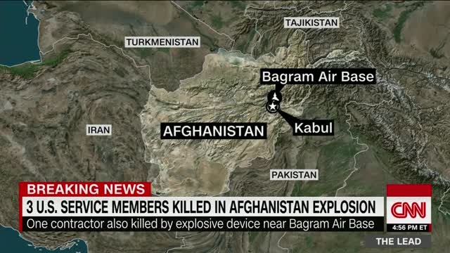 3 U.S. service members killed in Afghanistan explosion