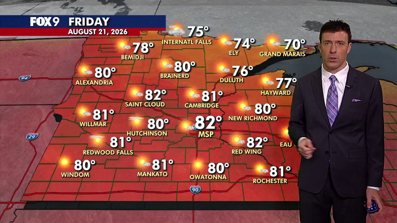 MN weather: Friday afternoon forecast update