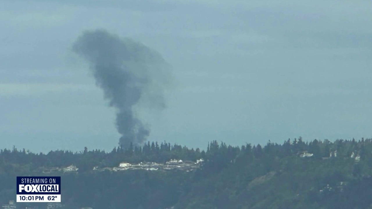 1 dead after small plane crashes at Paine Field, catches fire
