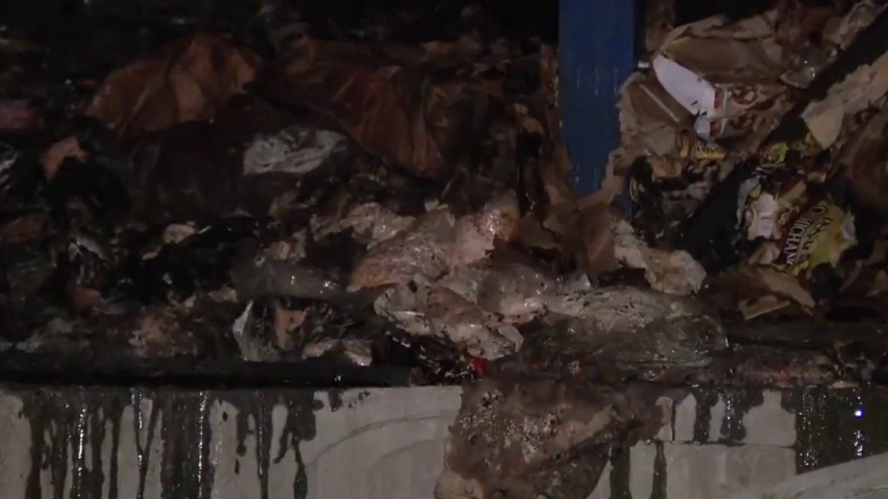Pig feet, crab meat, beef odor at Boyle Heights warehouse