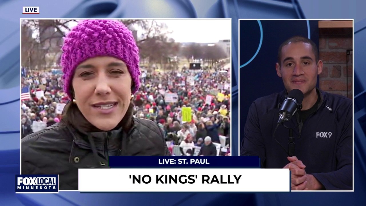 Protesters converge on Minnesota State Capitol for No Kings rally 