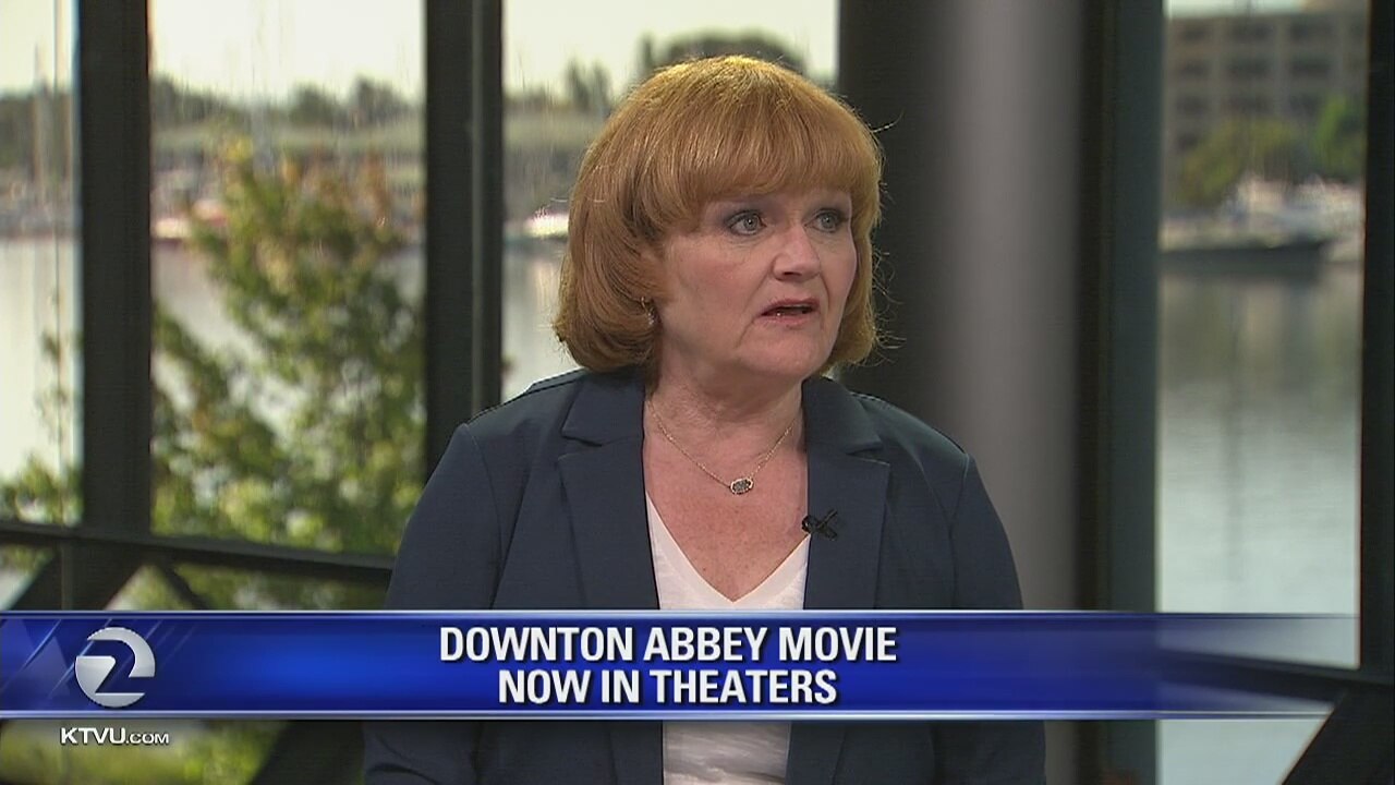 Actress Lesley Nicol from 'Downtown Abbey' visits Mornings on 2