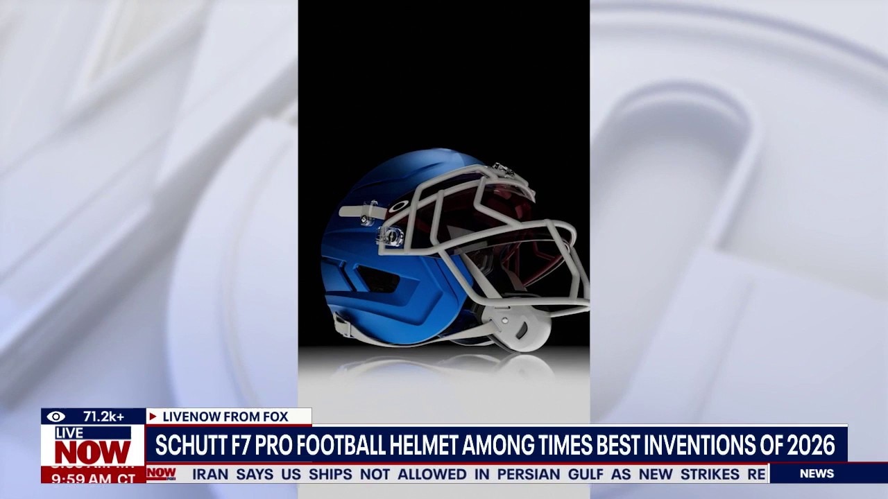 Schutt F7 football helmet among Time's best inventions of 2026