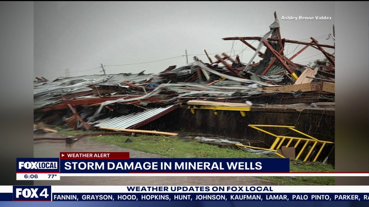 DFW weather: Damage, injuries in Mineral Wells