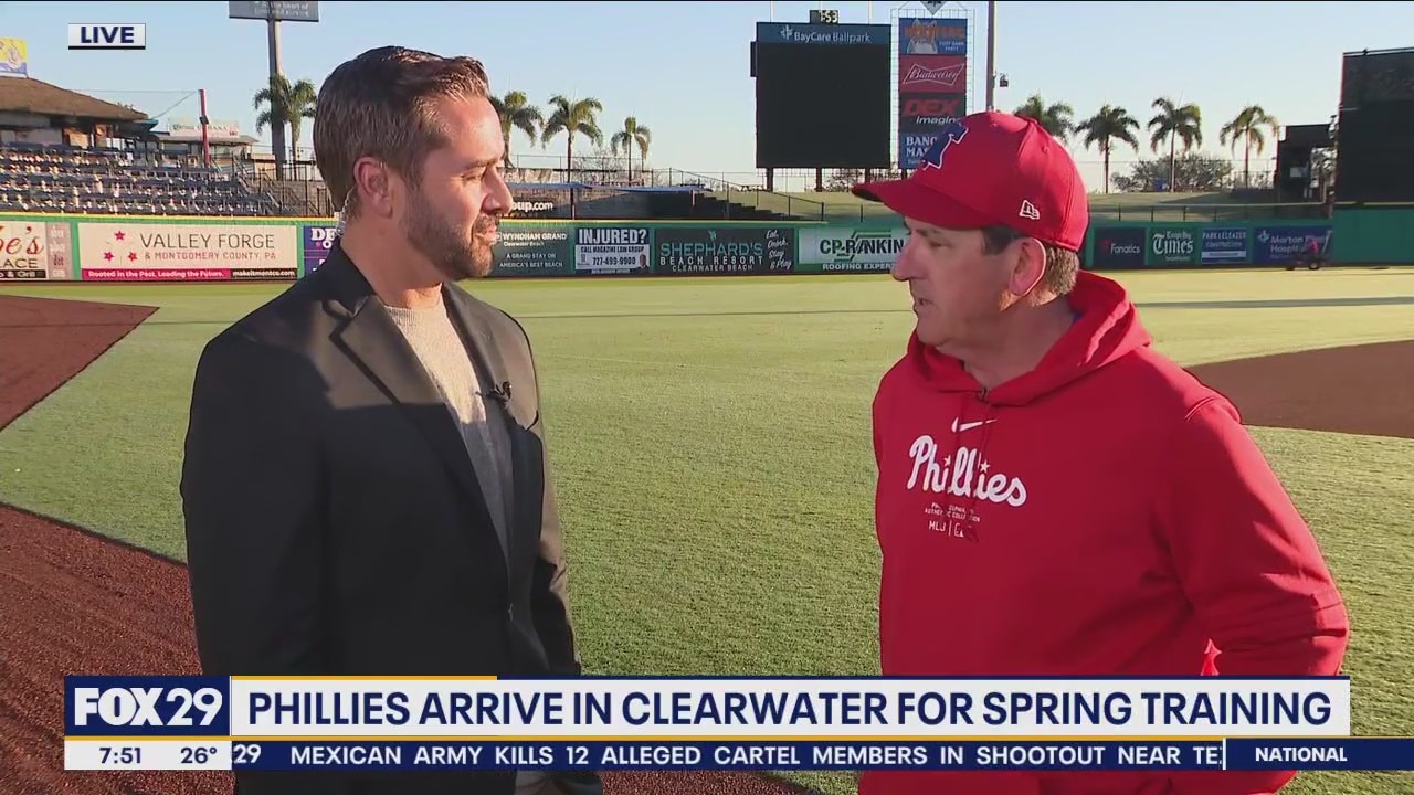 Phillies' manager Rob Thompson on expectations for Spring Training