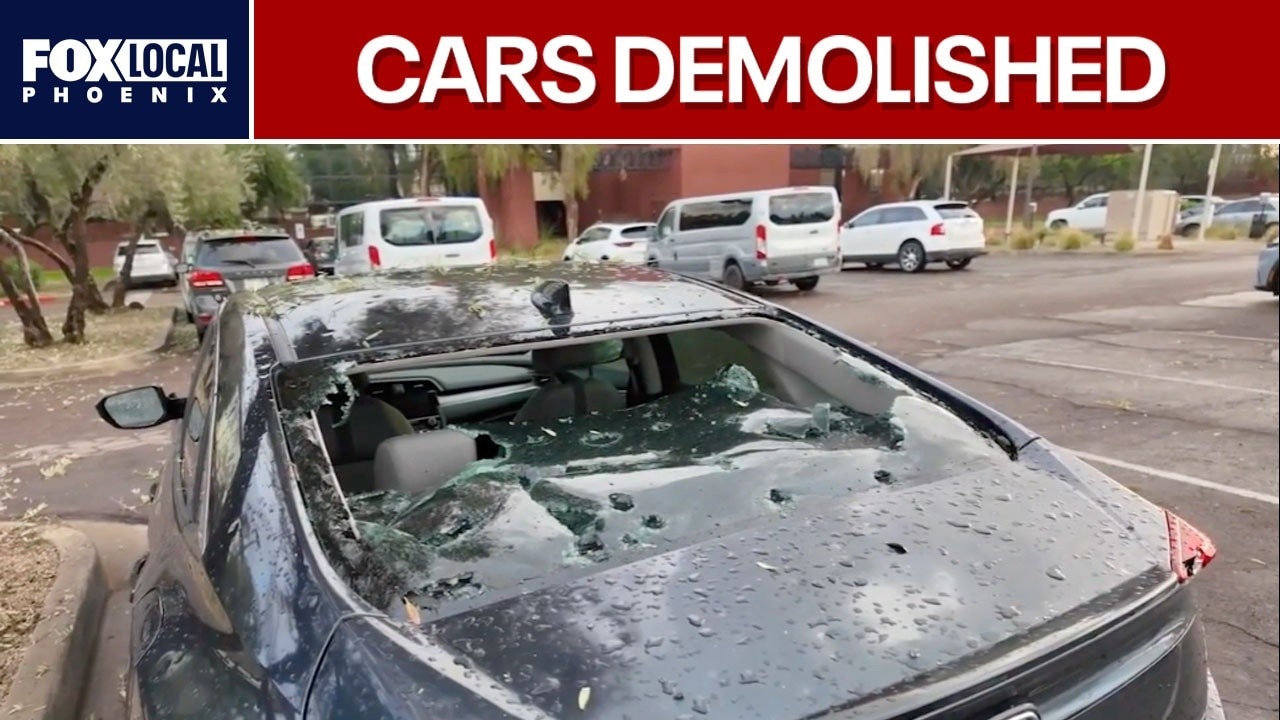 Metrocenter pelted by hail and 60 mph winds