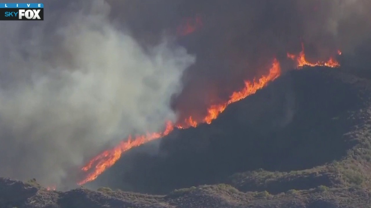 Bryson Fire burning parts of Malibu