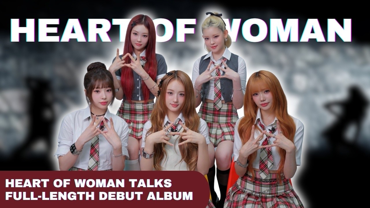 HEART OF WOMAN debuts with full-length album, blending K-pop generations
