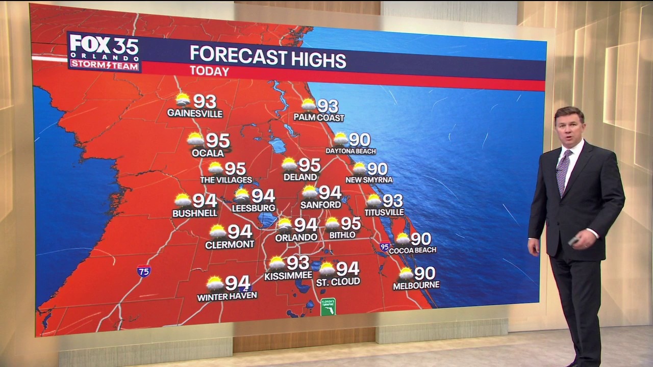 Orlando AM Weather Forecast: Central Florida heating up