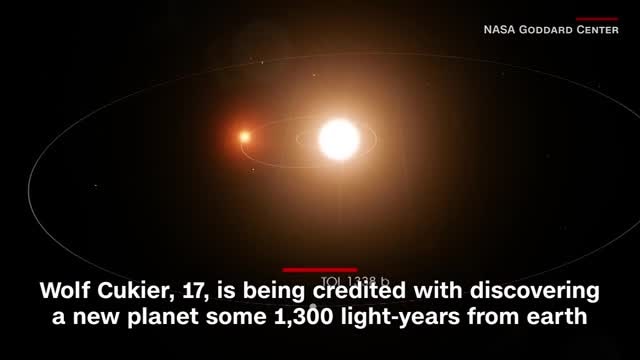 Teenage NASA intern discovers new planet
