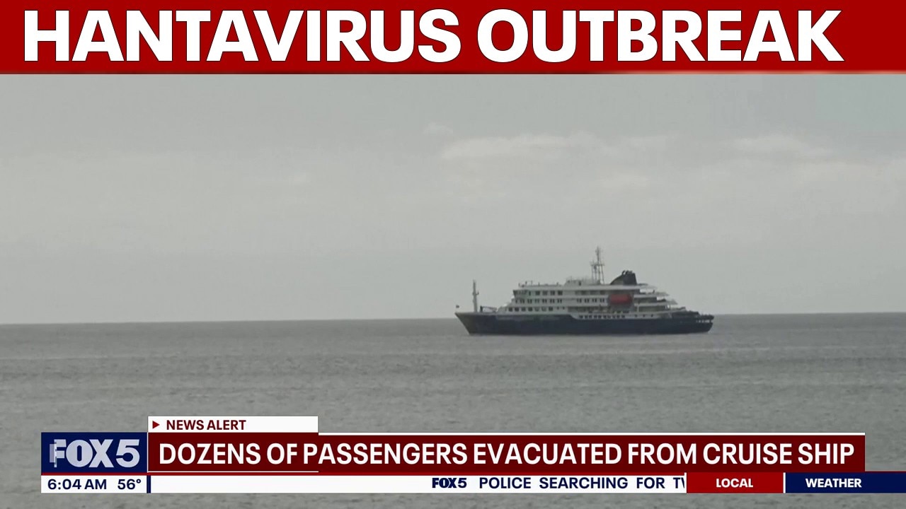 Dozens of passengers left hantavirus-stricken cruise ship after 1st fatality | FOX 5 AT 6AM