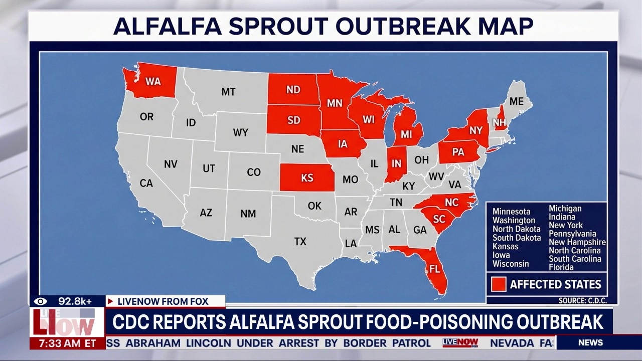 CDC: E. coli, Salmonella outbreak tied to alfalfa sprouts