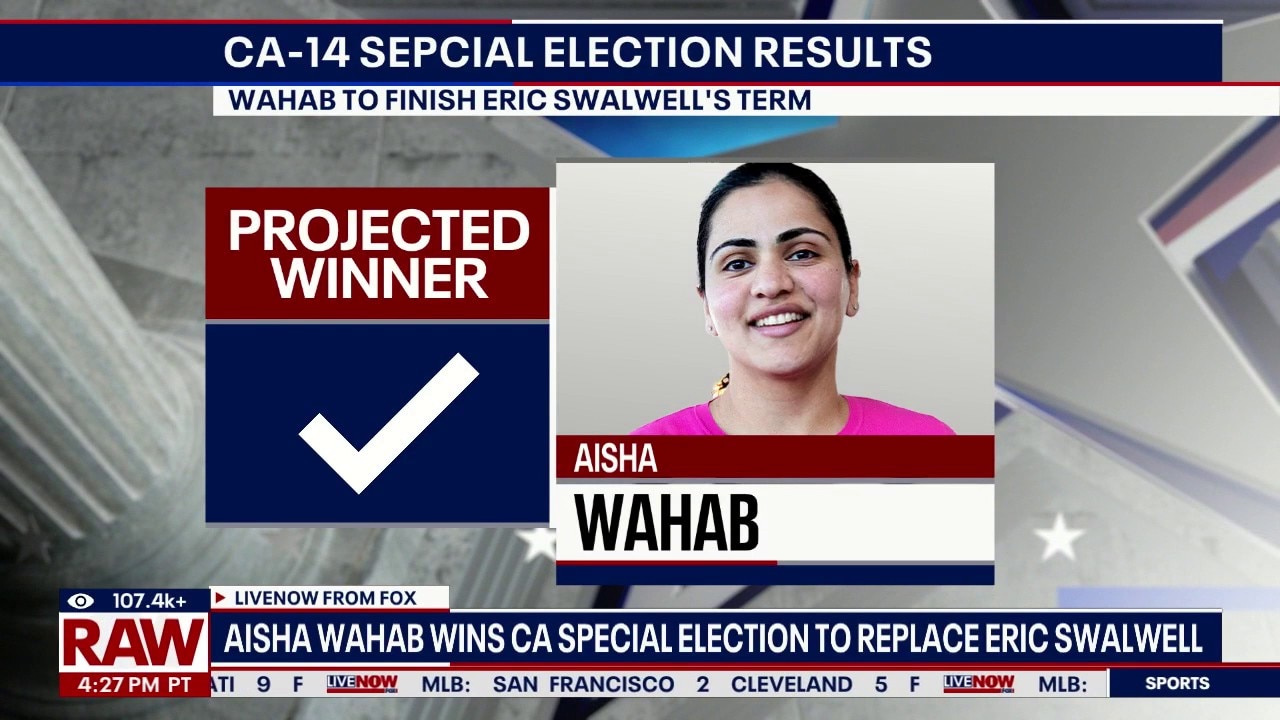 Aisha Wahab wins CA special election to replace Swalwell