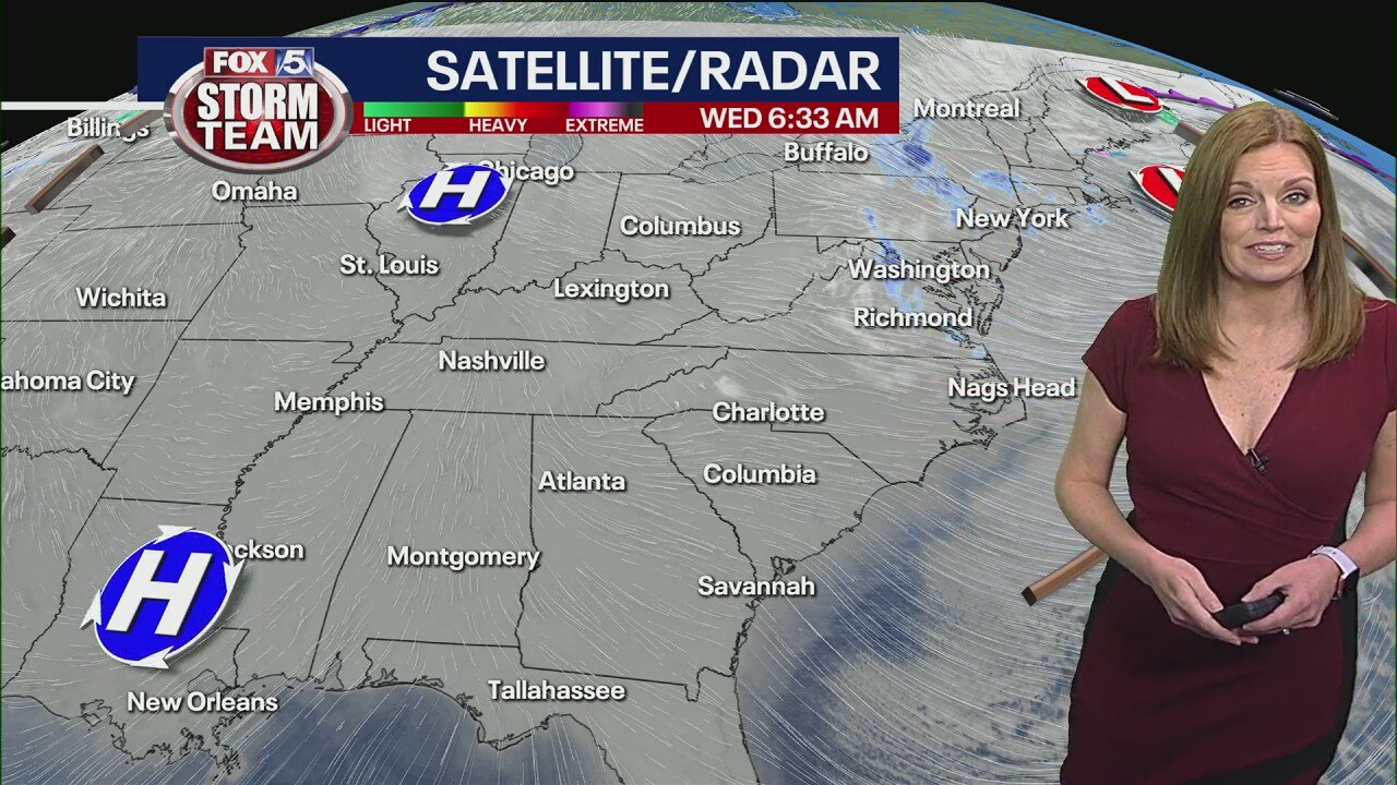 Wednesday morning forecast