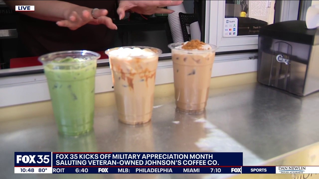 Johnson's Coffee Co: Churro latte, Banana matcha