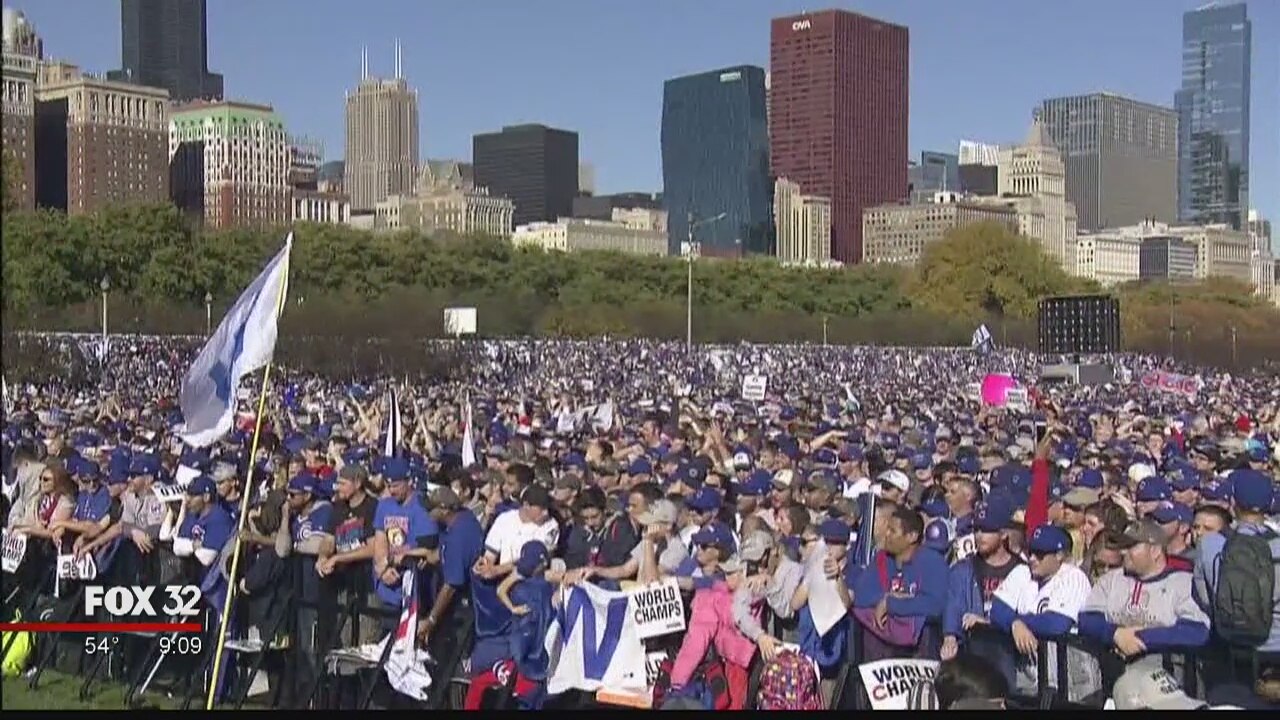 Grant Park cleanup underway after epic World Series rally for the Cubs