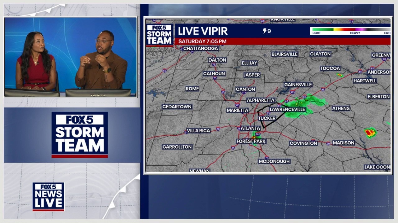 Flash flood warning remains after severe storms in metro Atlanta