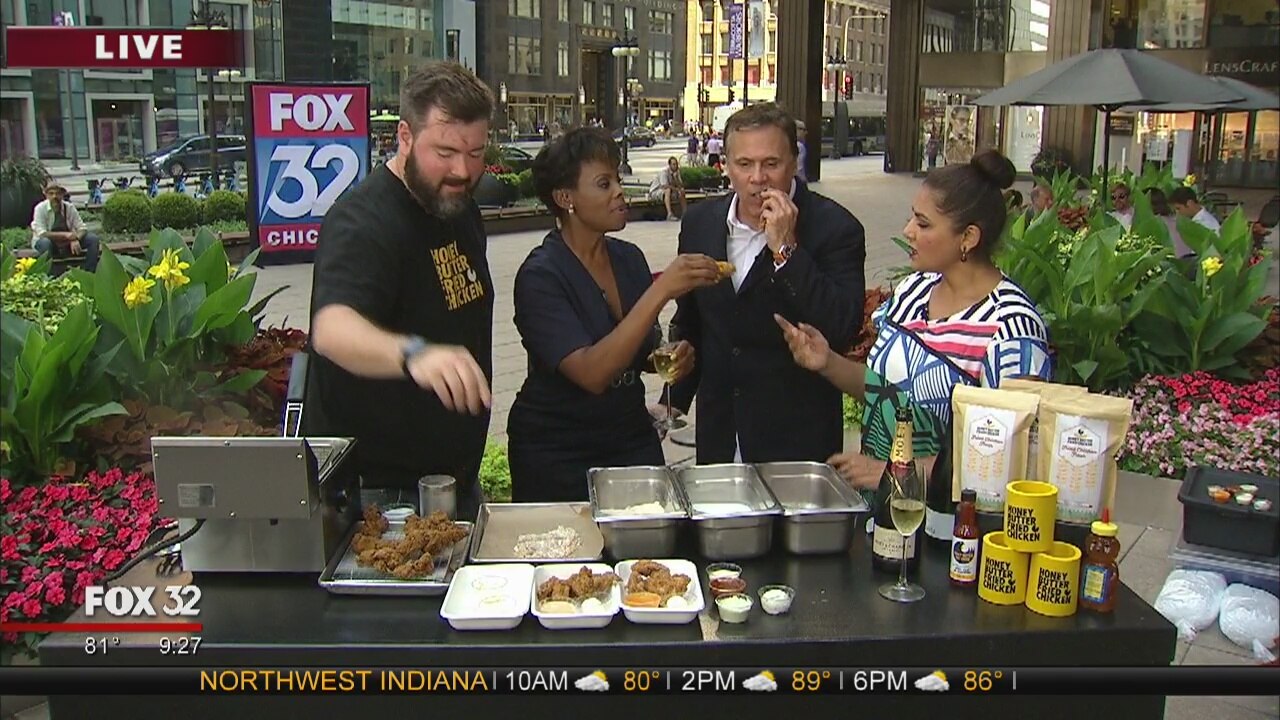 Fried chicken and champagne ... for a good cause