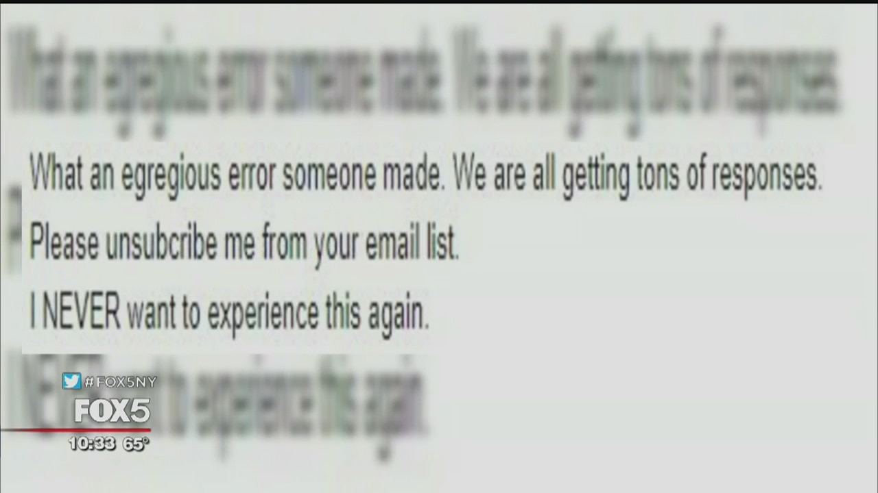 Hospital email blunder