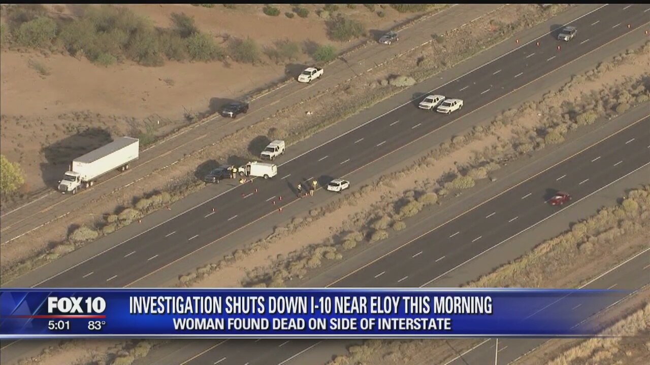 Eastbound I-10 reopens after body found on shoulder