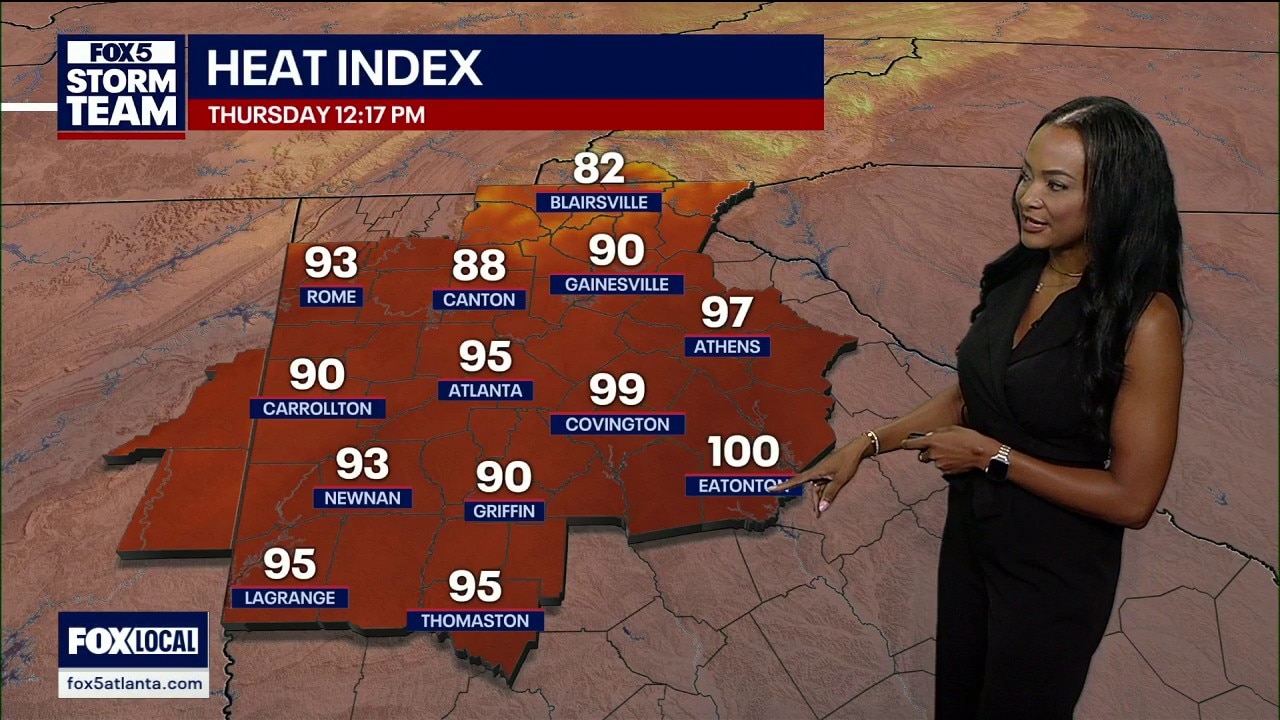 Thursday midday weather forecast