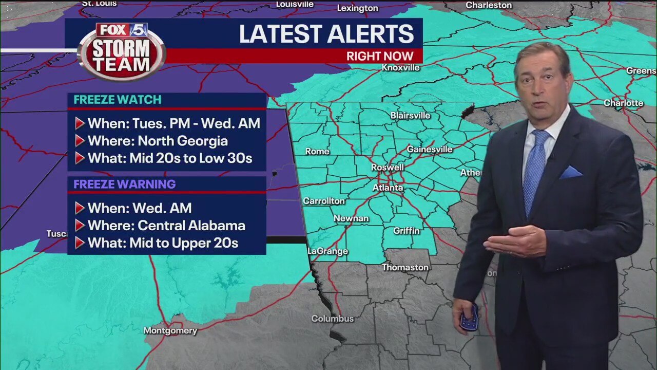 Halloween forecast for Atlanta