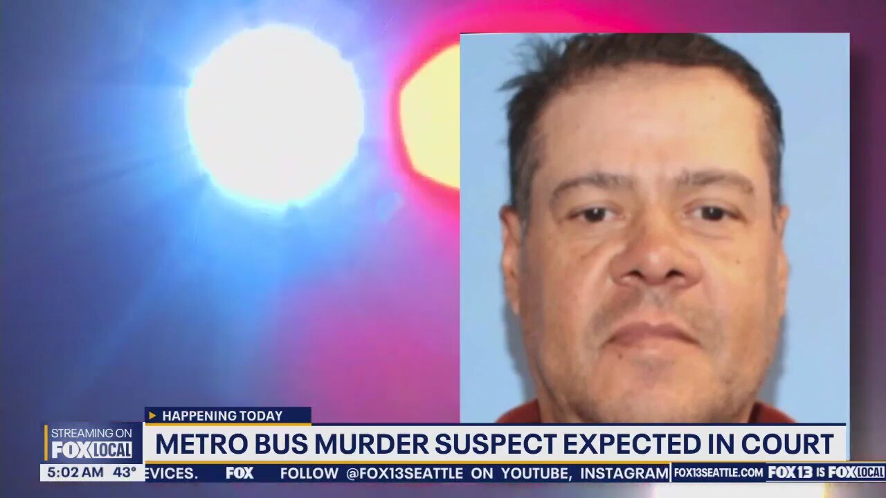 King County Metro bus murder suspect expected in court