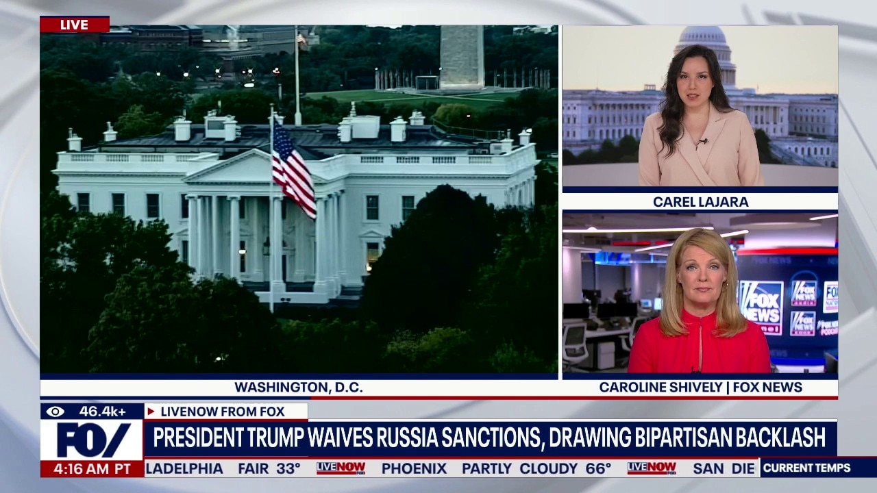 Trump faces backlash over Russia sanctions waiver