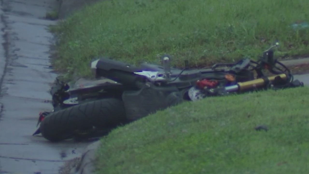Fatal motorcycle crash