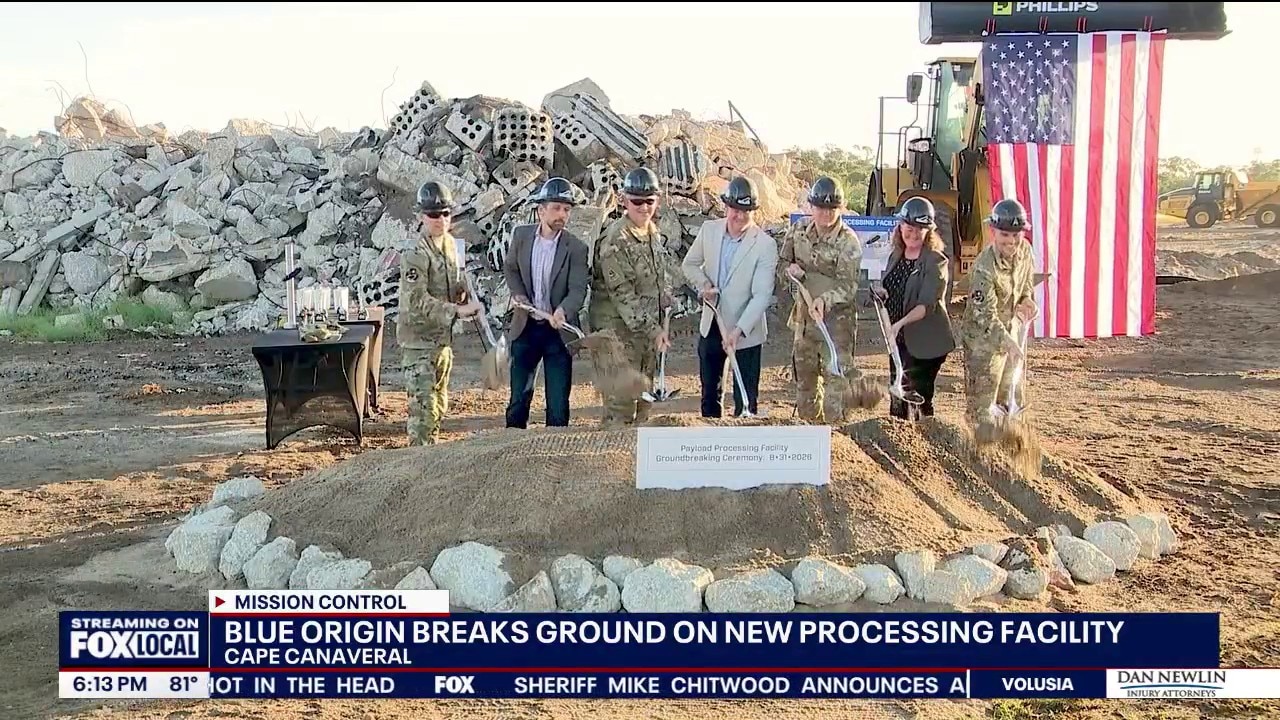Blue Origin breaks ground on $80 million payload facility