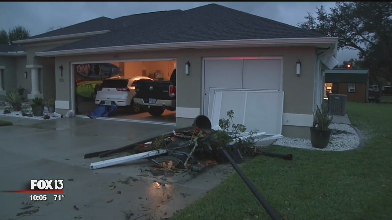 Tornado damages homes in Spring Hill