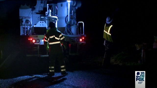 Winds topple trees, knock out power to some