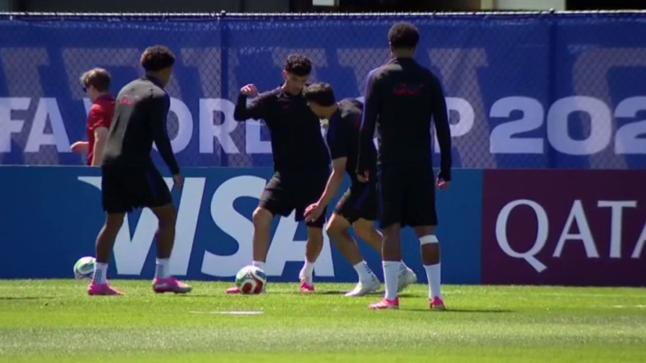 Team USA. vs. Australia today in Seattle