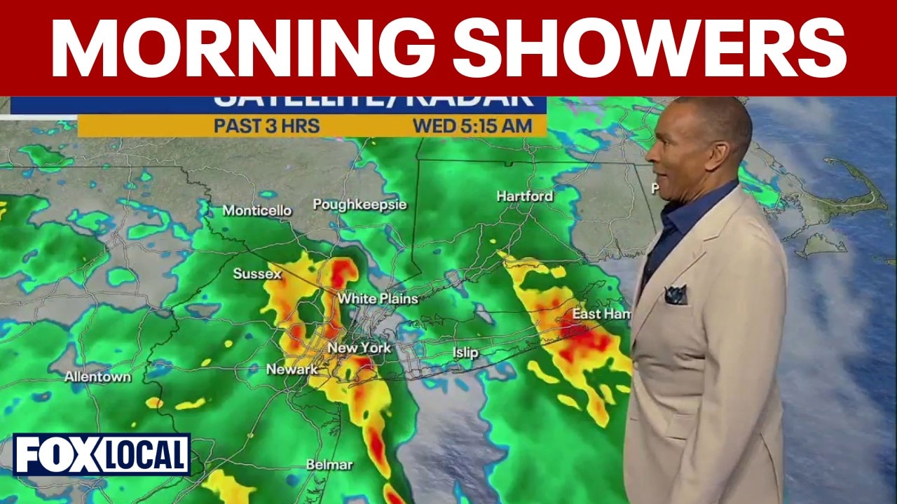 NYC weather: Rainy and breezy Wednesday morning