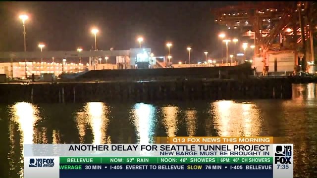 Another delay for Seattle tunnel project