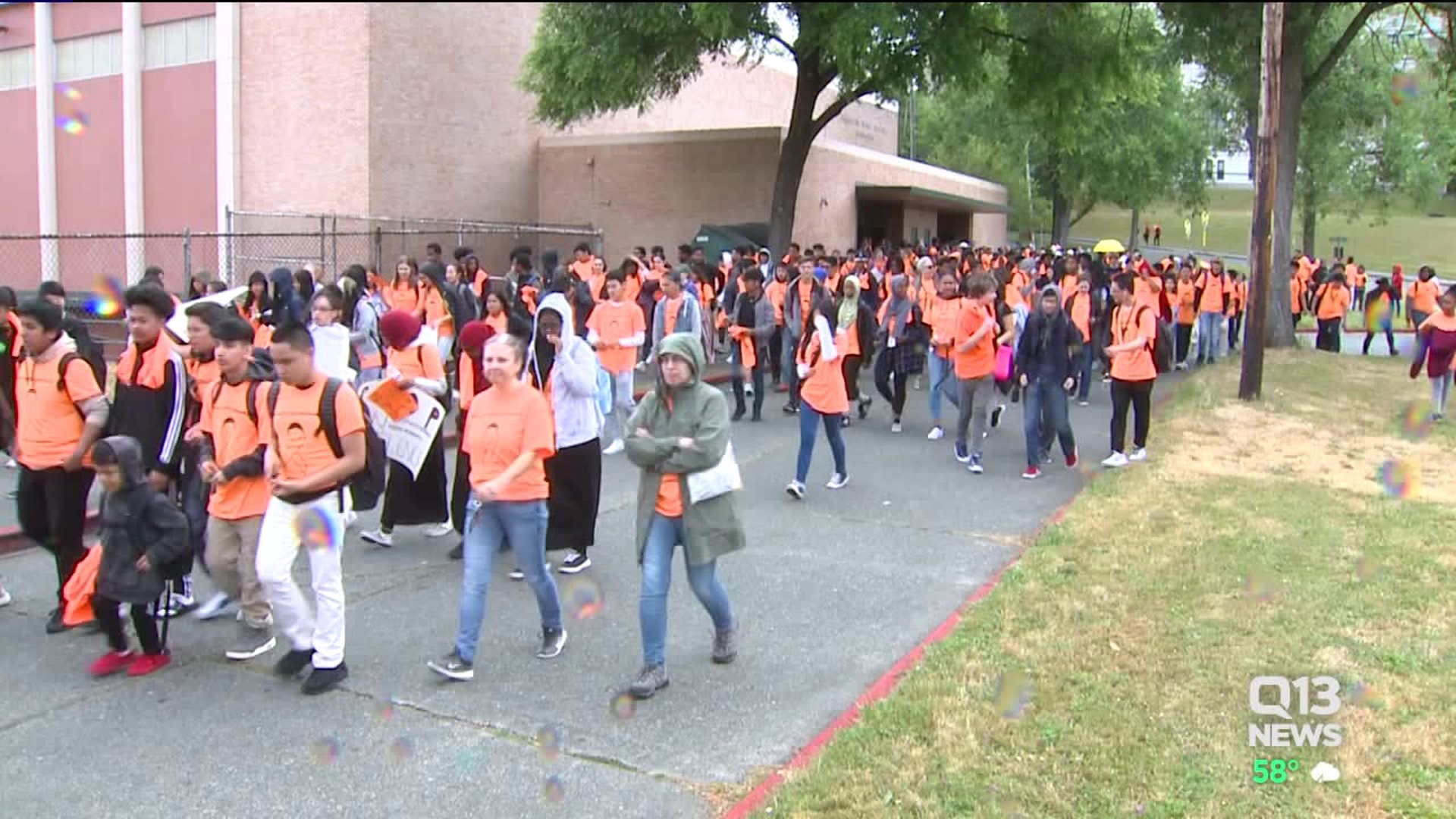High school rally against gun violence