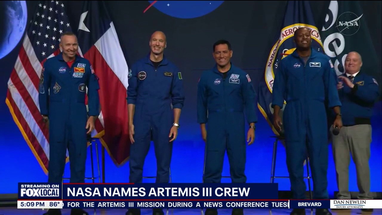 Artemis III: NASA hands off mission to crew preparing for next phase