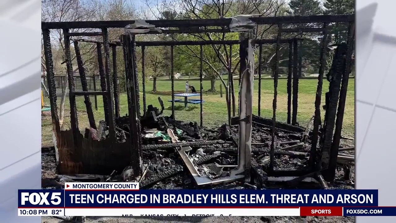 Teen accused of leaving threatening graffiti message, committing arson in Bethesda