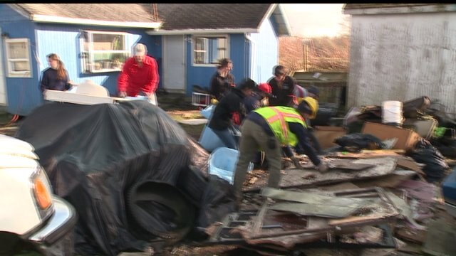 Storm Cleanup Begins In Grays Harbor