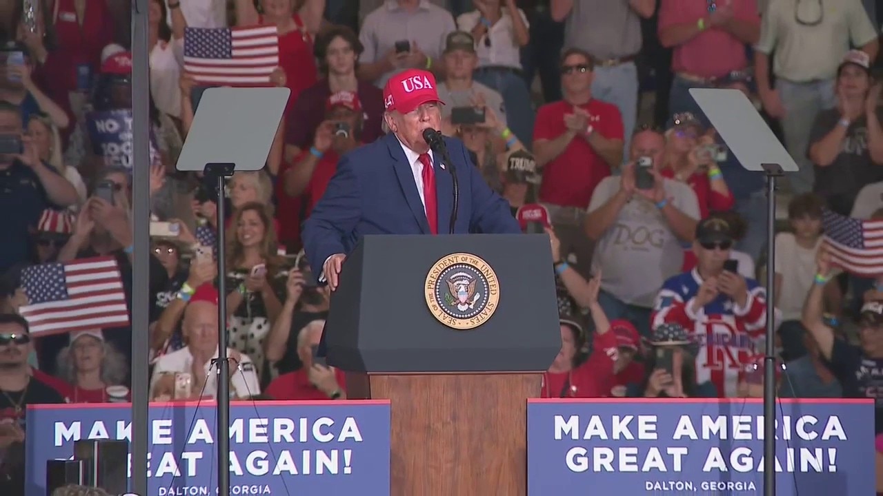 Pres. Trump's full speech ahead of Georgia midterms