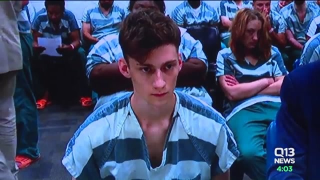 Suspect faced a judge
