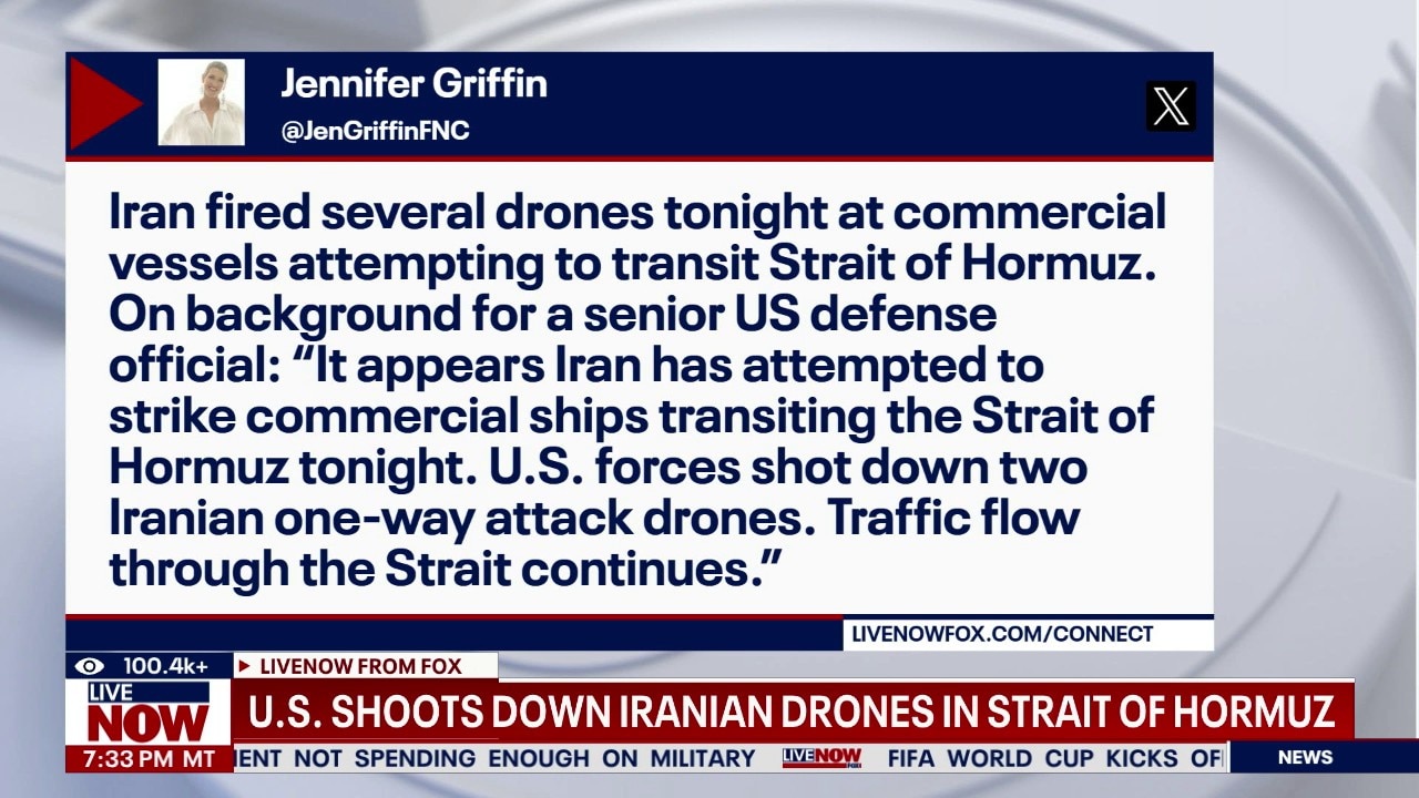 Breaking: U.S. shoots down Iranian 'attack' drones