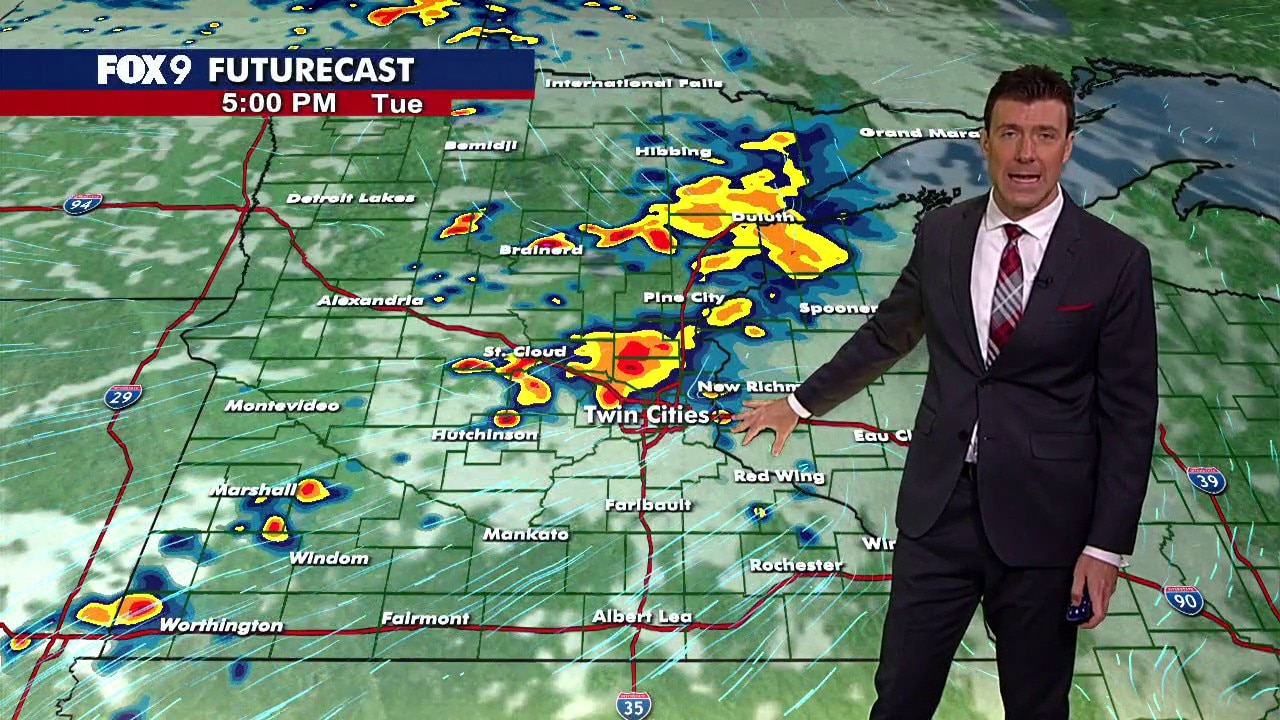 MN weather: Scattered storms Tuesday afternoon, evening