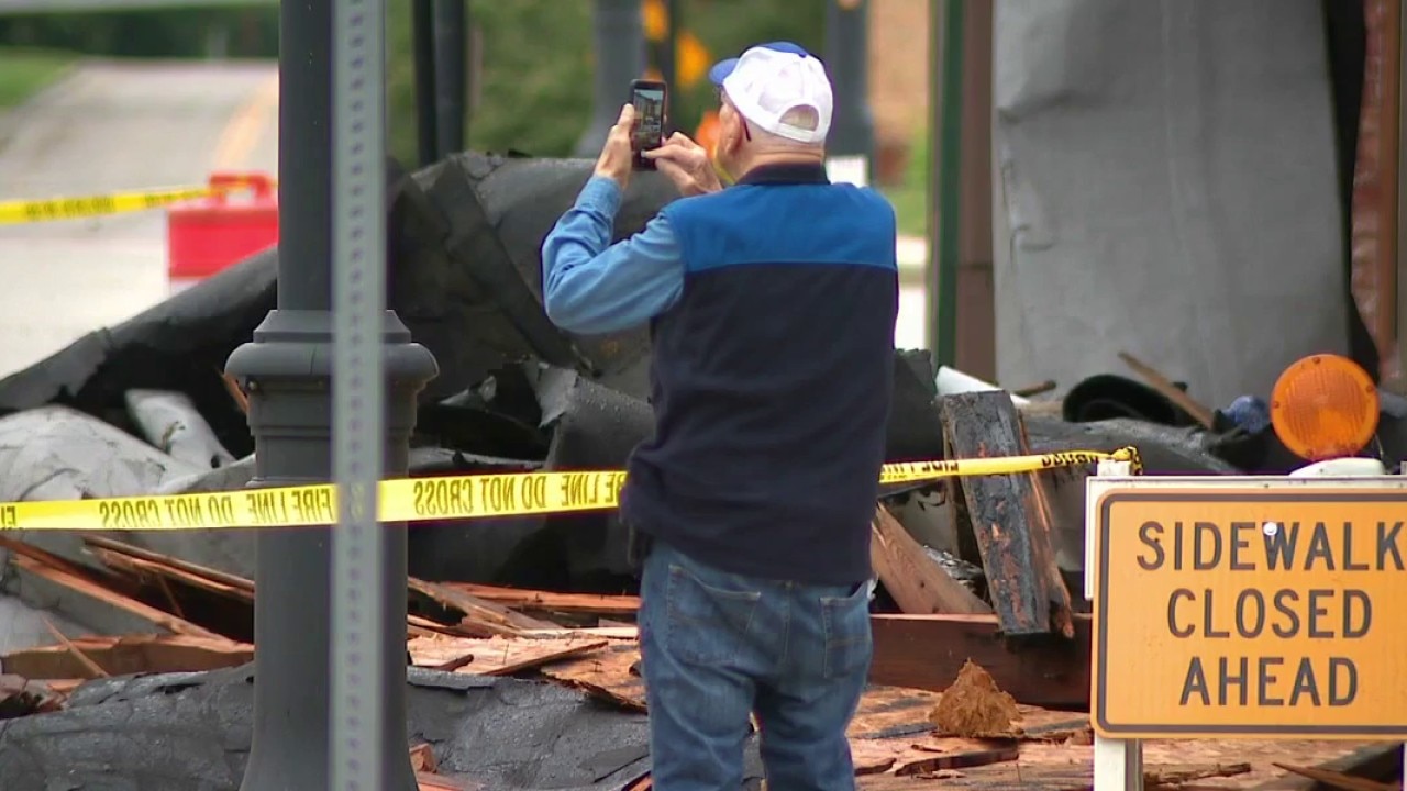 Dodge County buildings damaged by afternoon storms