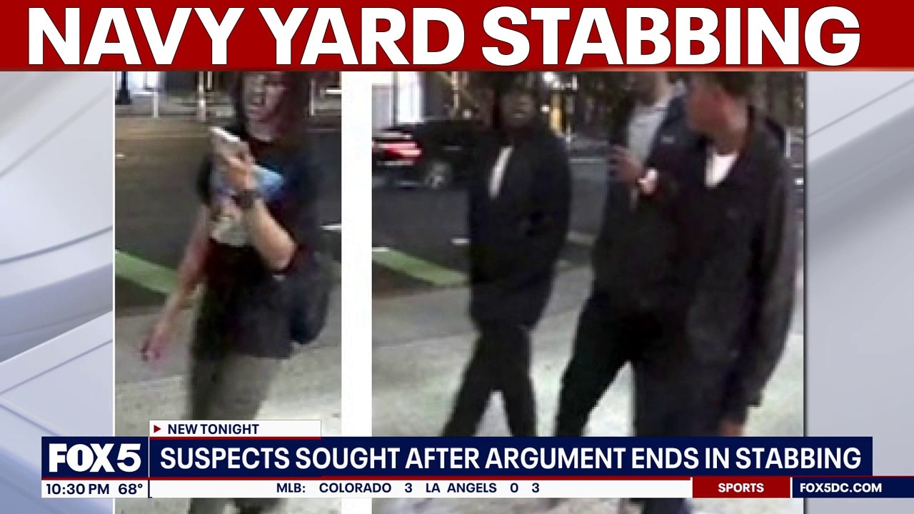 Suspects sought after argument ends in stabbing in Navy Yard